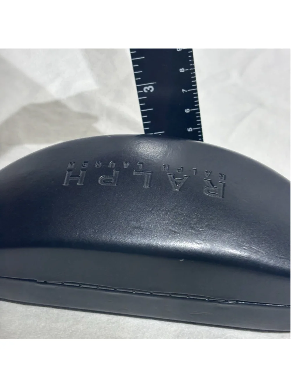 Ralph Lauren Black Hard Clam Shell Glasses Case (Eye Glasses Sunglasses Eyewear)